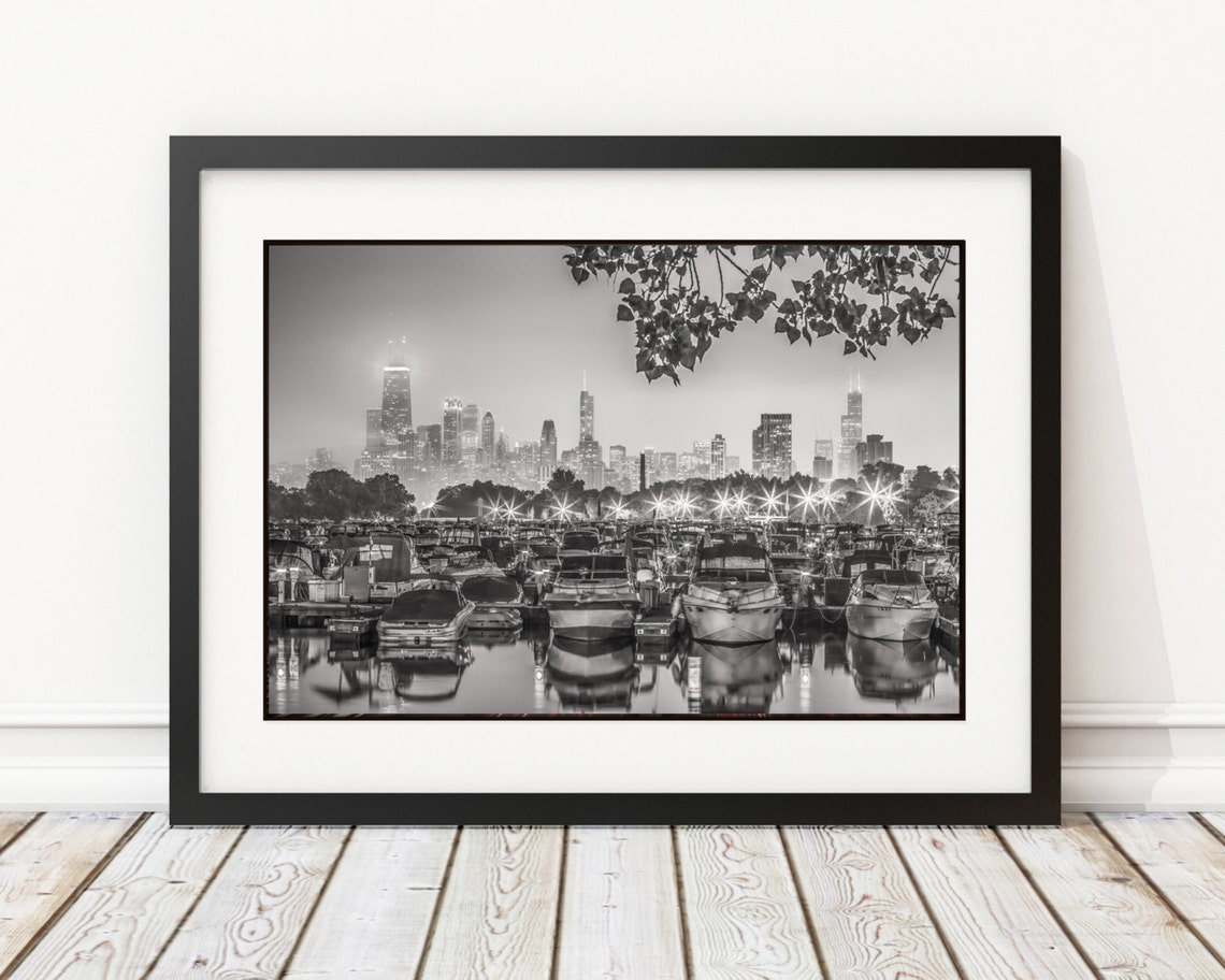 FRAME 14x18'' or 18x24 With Double Mat and Print Etsy