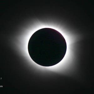 Personalized Gift - Create Your Message Here, 2017 Total Solar Eclipse, Engagement Gift, Solar Eclipse Framed,  Solar Eclipse Gift Canvas