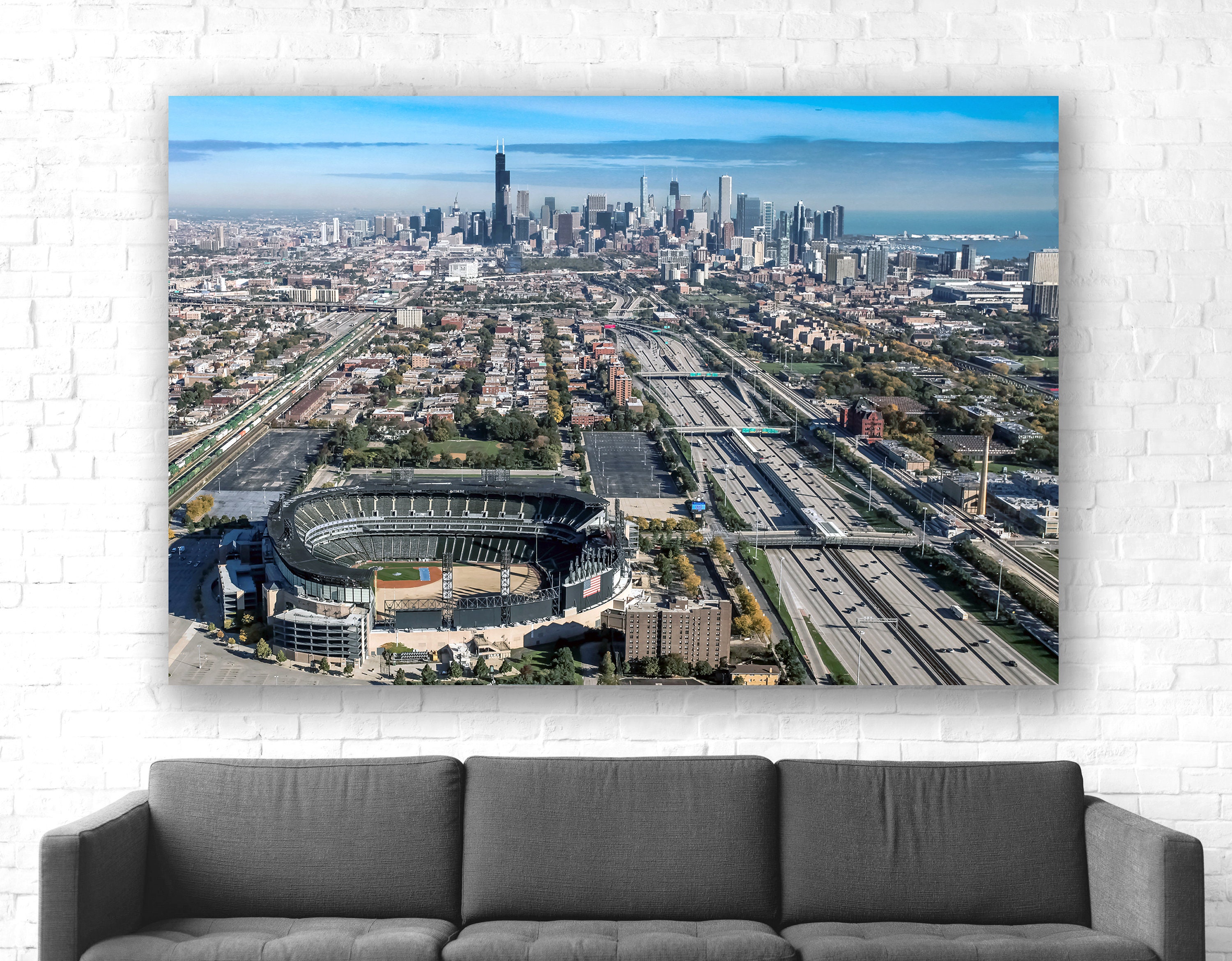 Chicago White Sox/U.S. Cellular Field Wall Mural, Sky Box Sports Scenes
