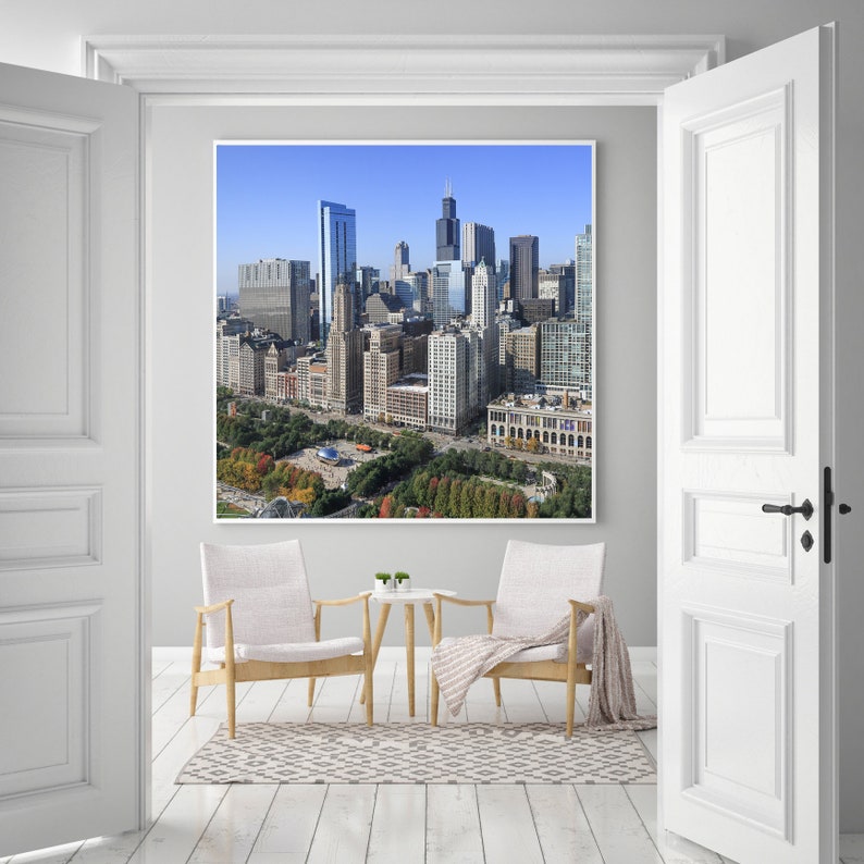 Chicago Wall Art, Chicago Photography, Millennium Park Photo Print