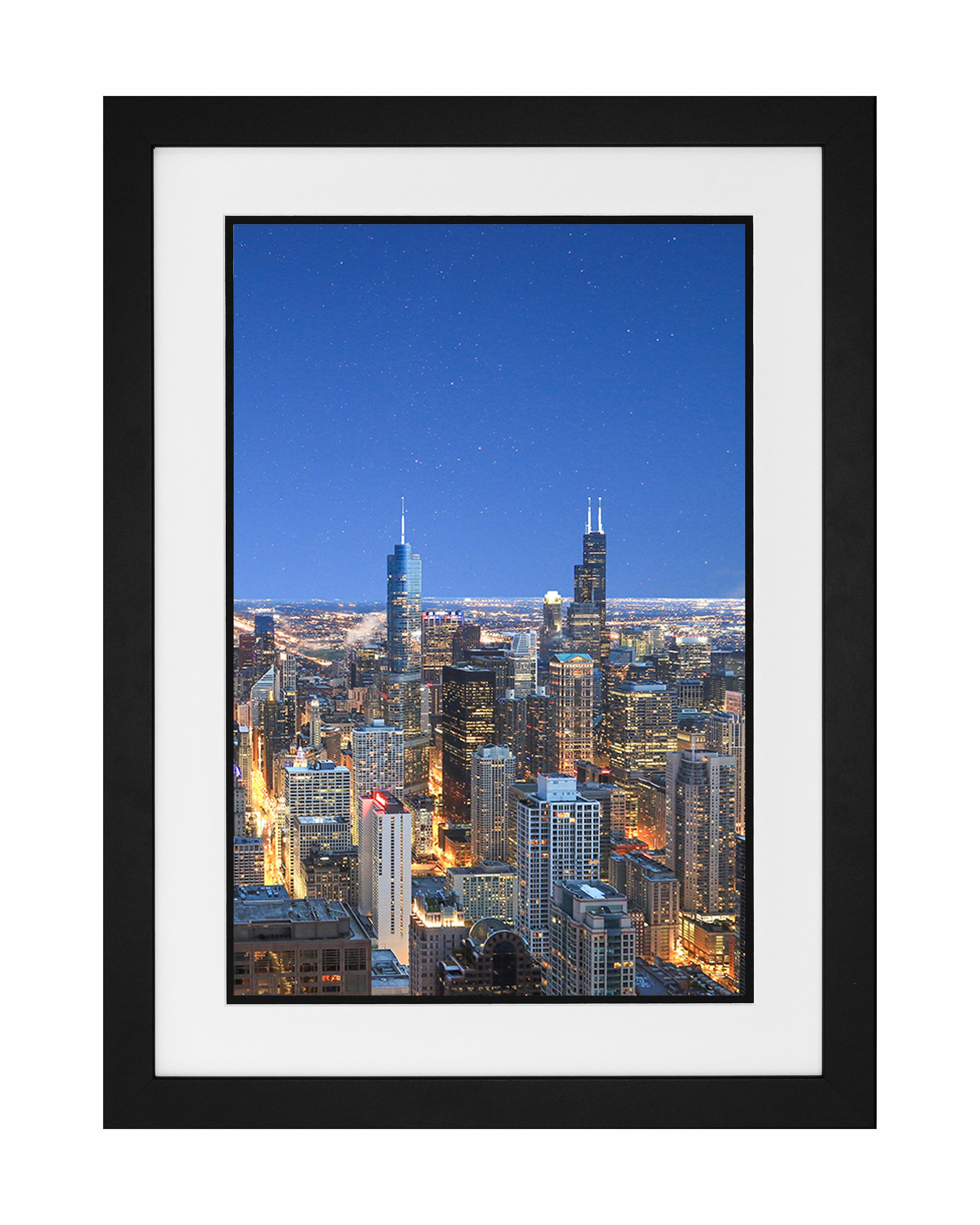 Chicago Photography, Chicago Gift, Canvas Skyline Print Wall Art ...