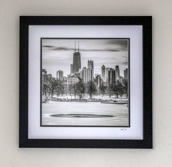 Chicago Wall Art, B&W Chicago Photo, Lower Wacker Drive, Chicago