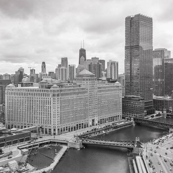 B W Chicago Photography Marchandise Mart Art Deco Architecture Chicago River Wacker Drive Chicago Wall Art Black And White Chicago B W Chicago Photography Marchandise Mart Art Deco Architecture Chicago River Wacker Drive Chicago Wall Art Black And White Chicago