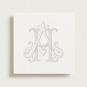 AH Monogram / HA Wedding Monogram - Classic Vintage Interlocking Letters - SVG + Vector file. For personal and commercial use