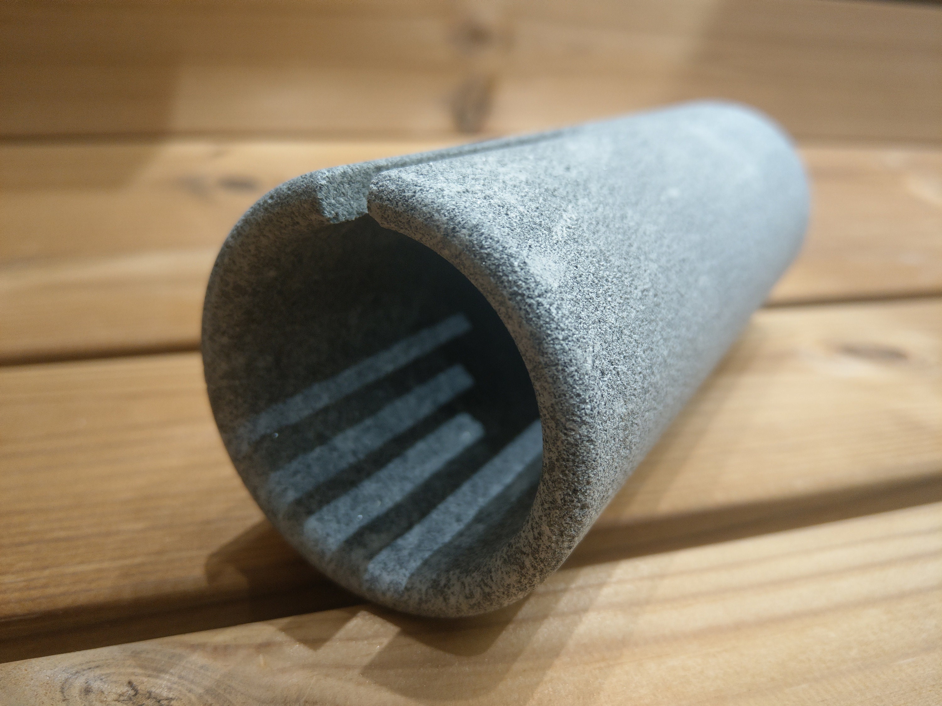 Finnish Soapstone Sauna Sausage/Hot Dog Cooker Makkaraputki Garden