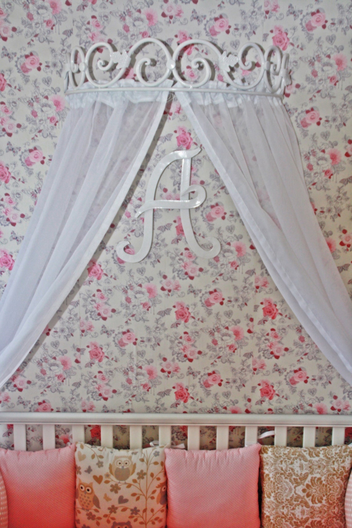 Bed Canopy Holder Crown Curtains Handmade Blacksmith Metall Etsy Canada