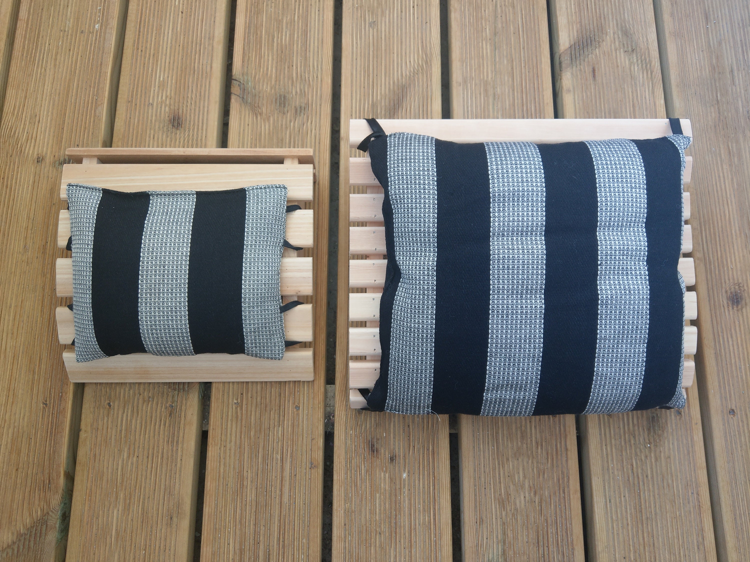 Sauna pillow linen pillow wooden pillow headrest bath Etsy