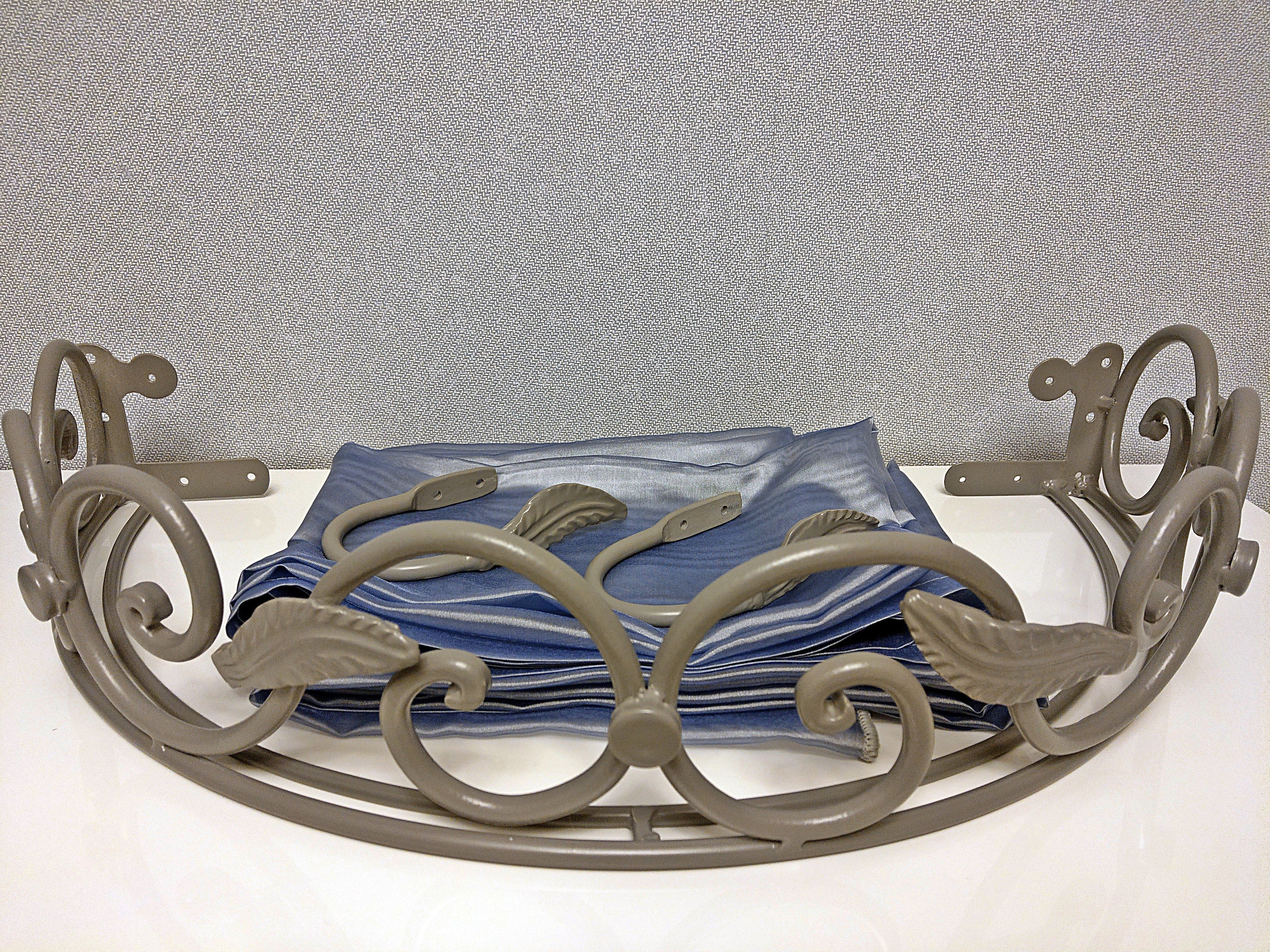 Bed Canopy Holder Crown Curtains Handmade Blacksmith Metall Etsy