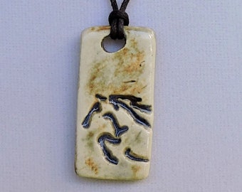 Jumping Horse Pendant - Horse Jewelry
