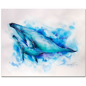 Gentle Giants - Original Watercolor