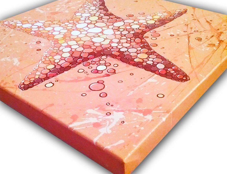 Starfish in Coral Original Painting