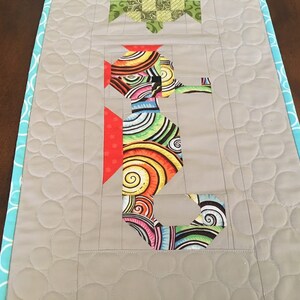 Sea Creature Extra long table runner