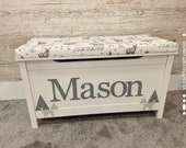 Personalised Woodland toy box