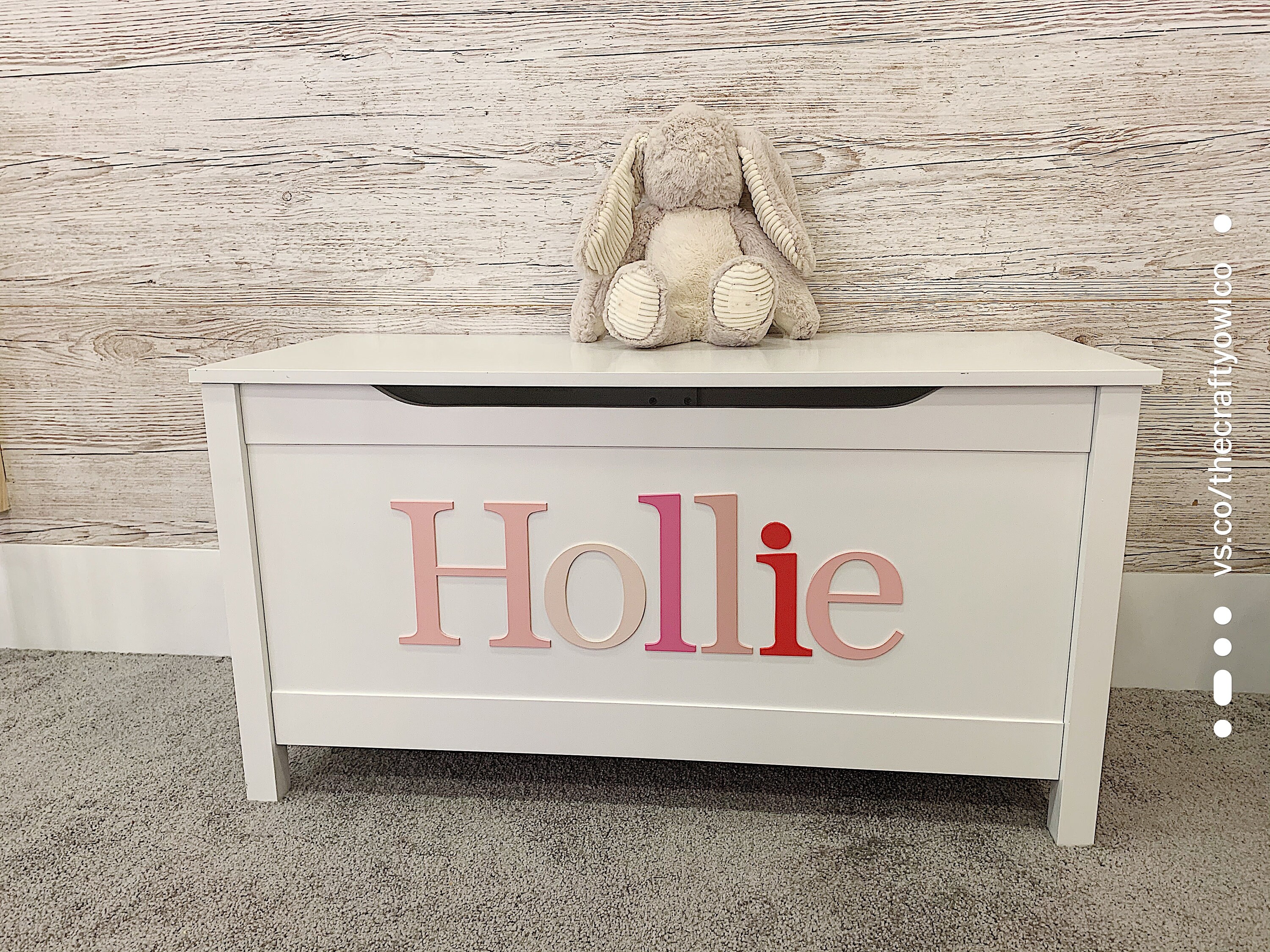Personalised toy box Etsy