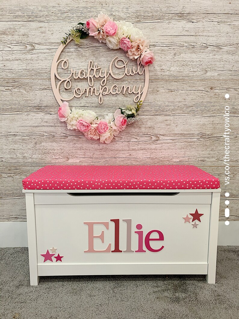 Personalised toy box Etsy
