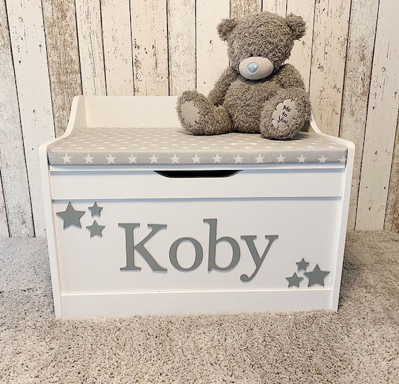 toy box with cushion