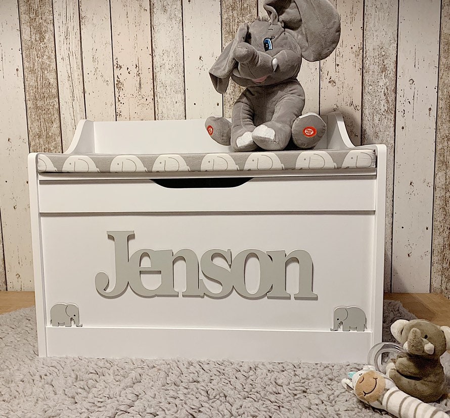 Crushed Velvet Toy Box Cushion