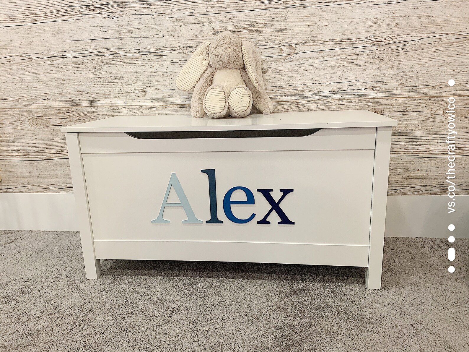 Personalised toy box Etsy