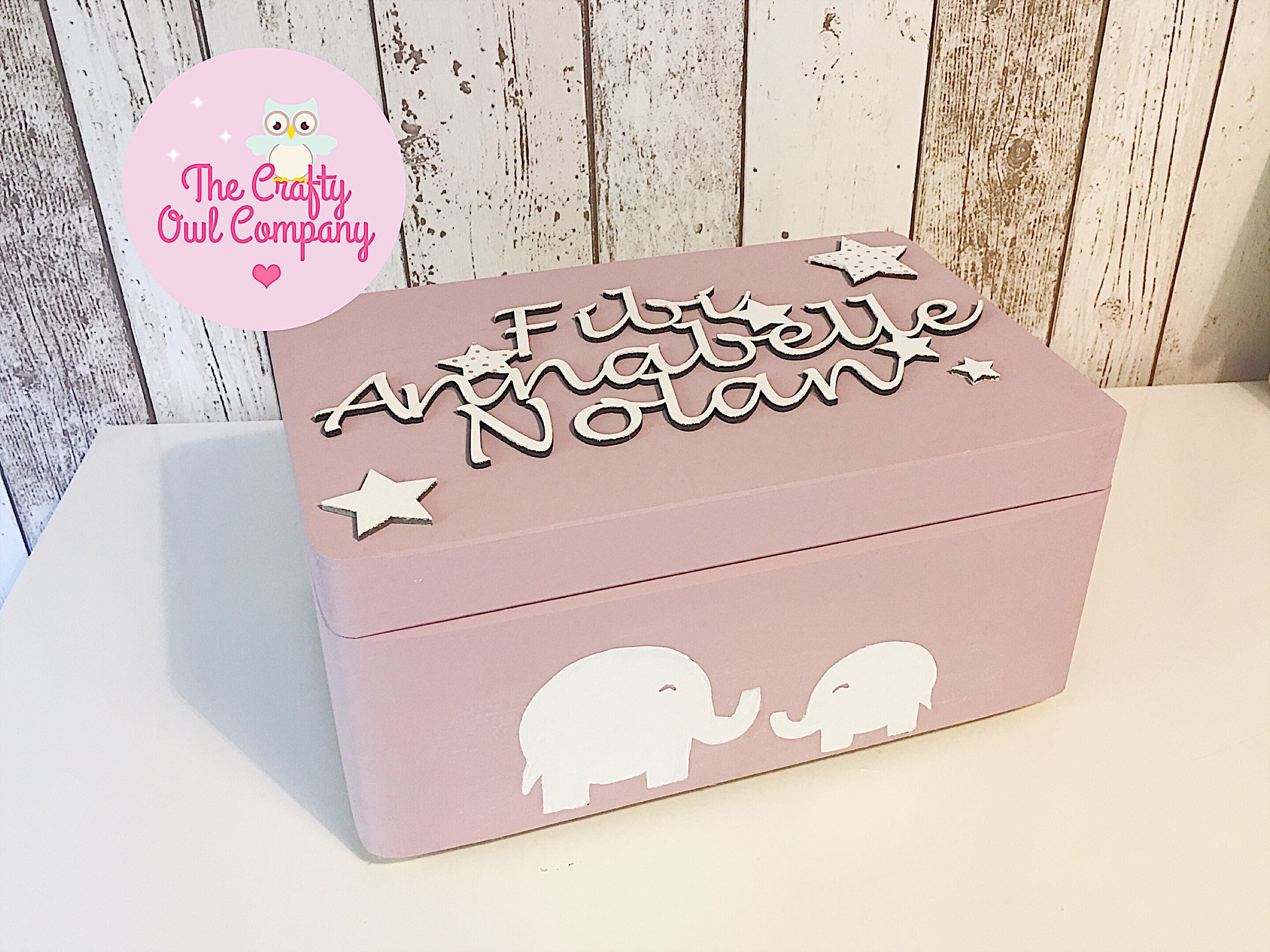 New baby keepsake memory box Etsy
