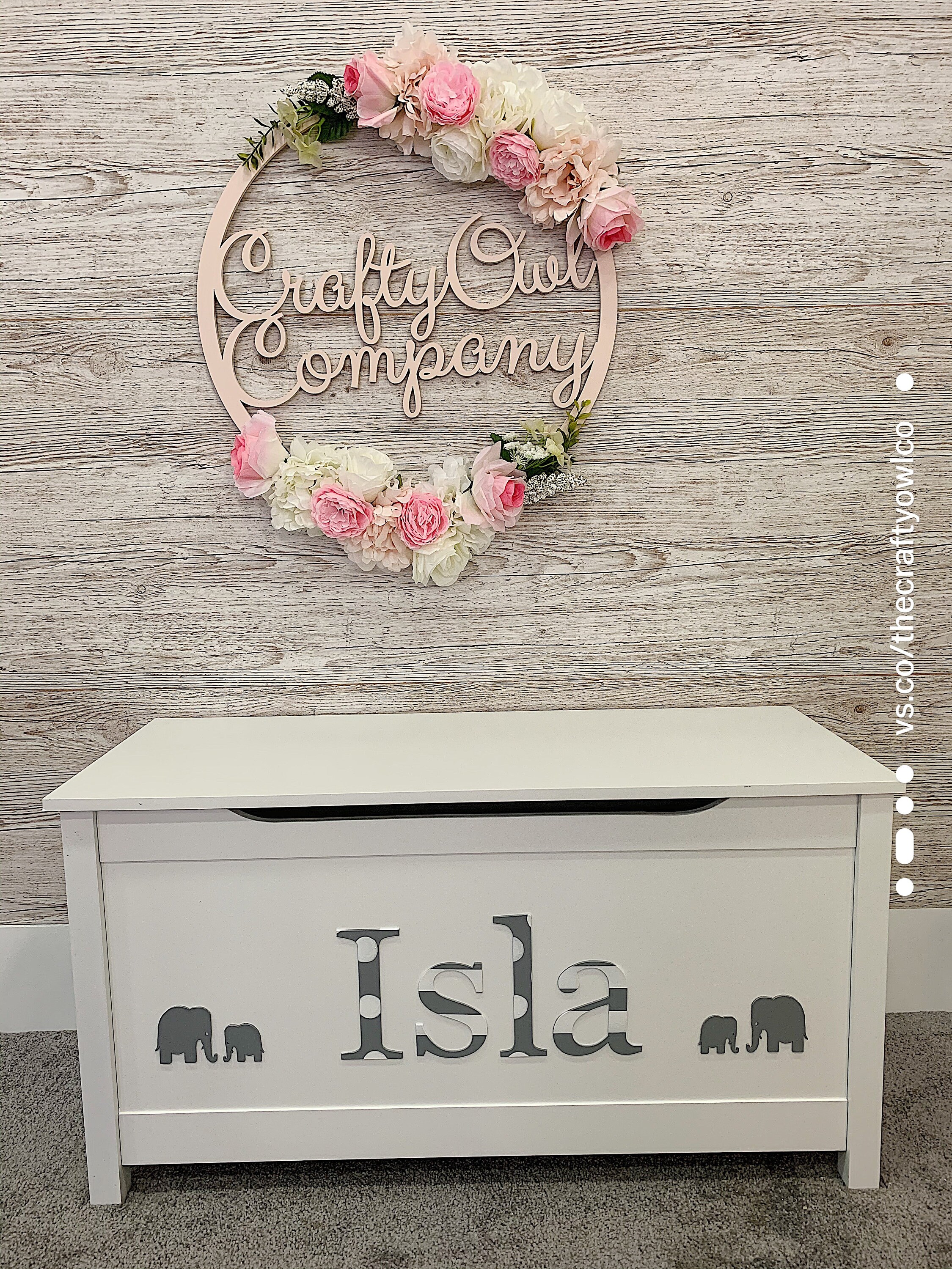 Personalised toy box Etsy