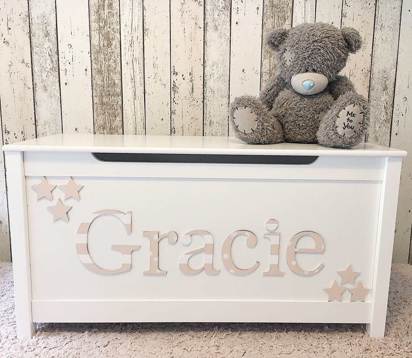 personalised name toy box