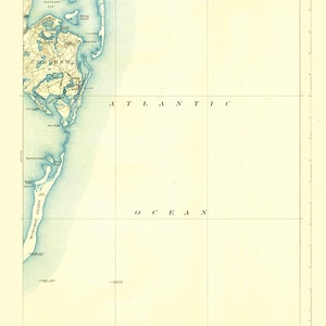 Chatham Karte 1893 - Seekarte Print