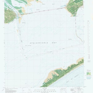Carte de la baie d’Apalachicola - 1982 - Carte nautique Imprimer