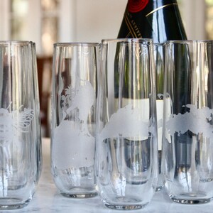 Whidbey Island Map Rocks, Stemless Wine & Pint Glasses image 4