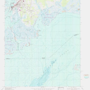 Chrisfield, Maryland Map 1980 - Nautical Chart Print
