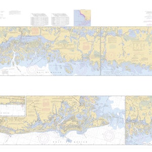 Mapa del río Lostmans hasta Wiggins Pass 2001 - Impresión de cartas náuticas
