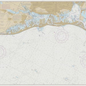 Da Clearwater a Boca Ciega Bay 1984 - Stampa carta nautica