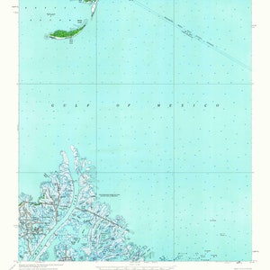 Mapa de la isla Bretona - 1958 - Impresión de cartas náuticas