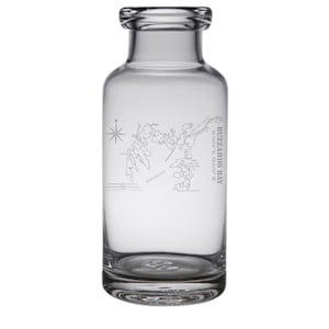 Bussard Bay Graviert Glas Karaffe