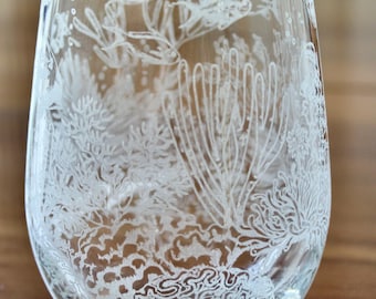 Under the Sea Design - Laser Engraved Glasses