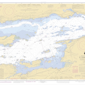 St. Lawrence River - Butternut Bay to Ironsides Island Map - 2004 - Segelkarte Druck