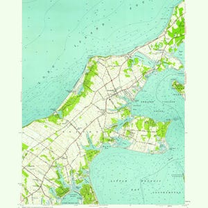 Southold- Long Island Map - 1956