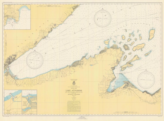 Chequamegon Bay Depth Chart