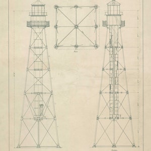 Cape San Blas Lighthouse Florida - 1883