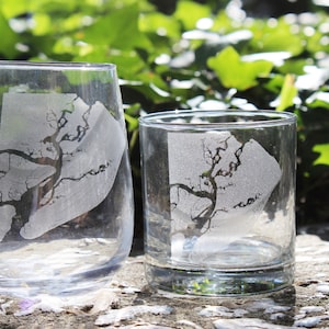 Gafas con el mapa de Hilton Head Island grabado - HHI