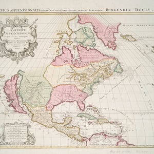 America Map 1694