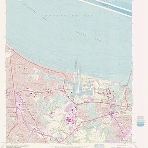 Little Creek, VA 1986 - Nautical Chart Print