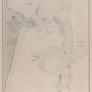 Belize Hafen - Britisch-Hondura Karte - 1829 - Seekarte Drucken