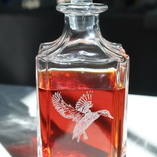 Duck Decanter Etsy