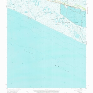 Mapa de Hog Bayou (LA) - 1955 - Impresión de cartas náuticas