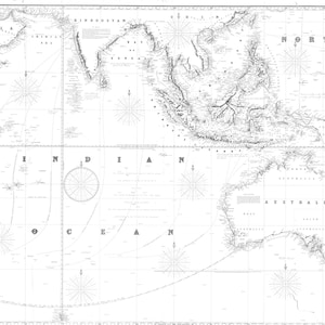 インド洋地図 1853