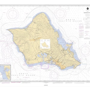 Mapa de Oahu 2006 - Carta Náutica Imprimir