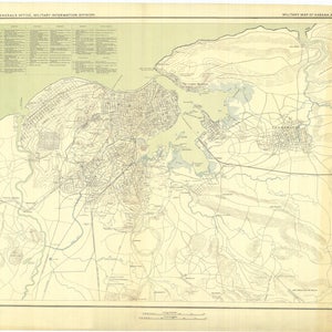 Havana Cuba Map - 1898 - Nautical Chart Print