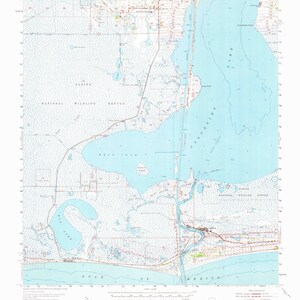 Mapa de Cameron (LA) -1955 - Impresión de cartas náuticas