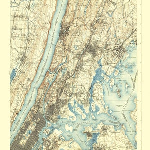 Mapa de Harlem - 1900