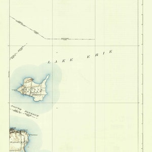Mapa de la Isla Kelleys 1919 - Impresión de cartas náuticas
